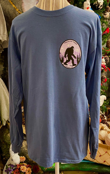 T-Shirt - For Adults - Sasquatch and the White Squirel......long sleeve, crew neck