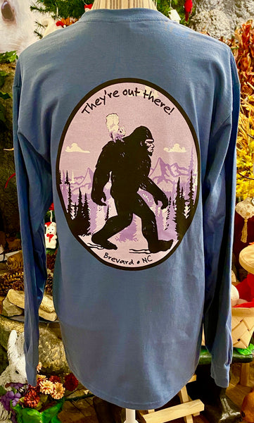 T-Shirt - For Adults - Sasquatch and the White Squirel......long sleeve, crew neck