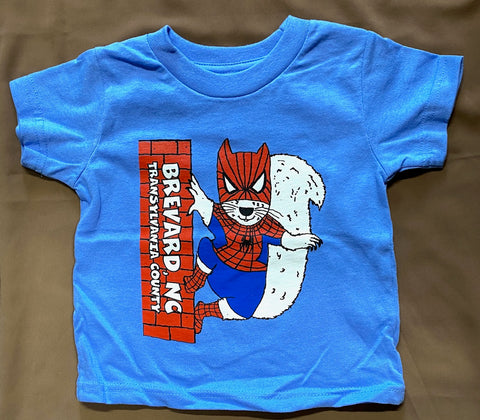 T-Shirt - Toddler - Spiderman Squirrel - Short Sleeve Crew Neck