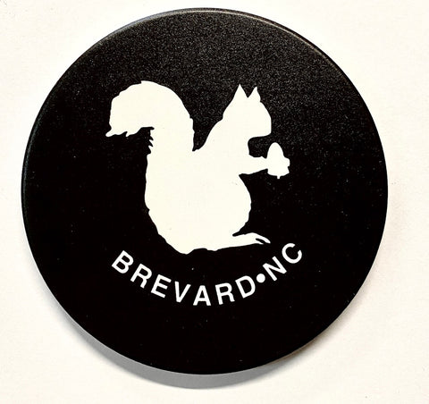 Coasters - Ceramic - Absorbent with White Squirrel & Brevard, NC