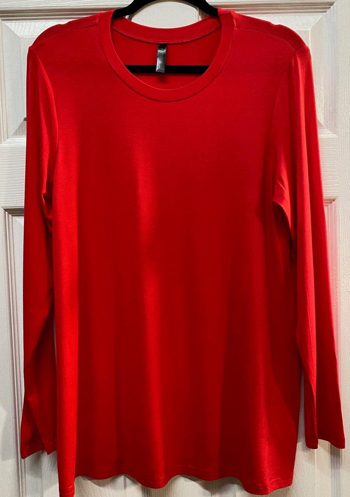 Clothing - Top - For Ladies - Regular Size Long Sleeve Round Neck
