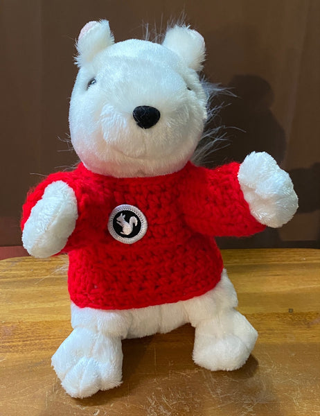 Squirrel Sweater - Hand-Crocheted Sweater for Black Nose Stuffed Squirrel