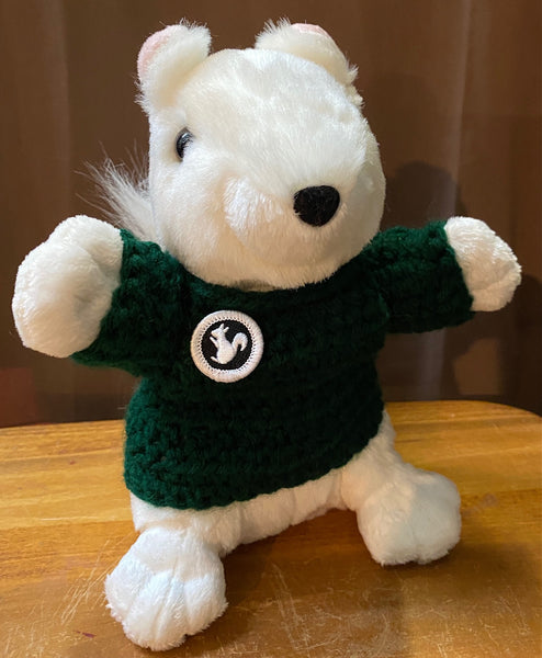 Squirrel Sweater - Hand-Crocheted Sweater for Black Nose Stuffed Squirrel