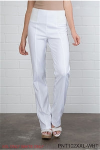 Clothing - Ponte Pant in White