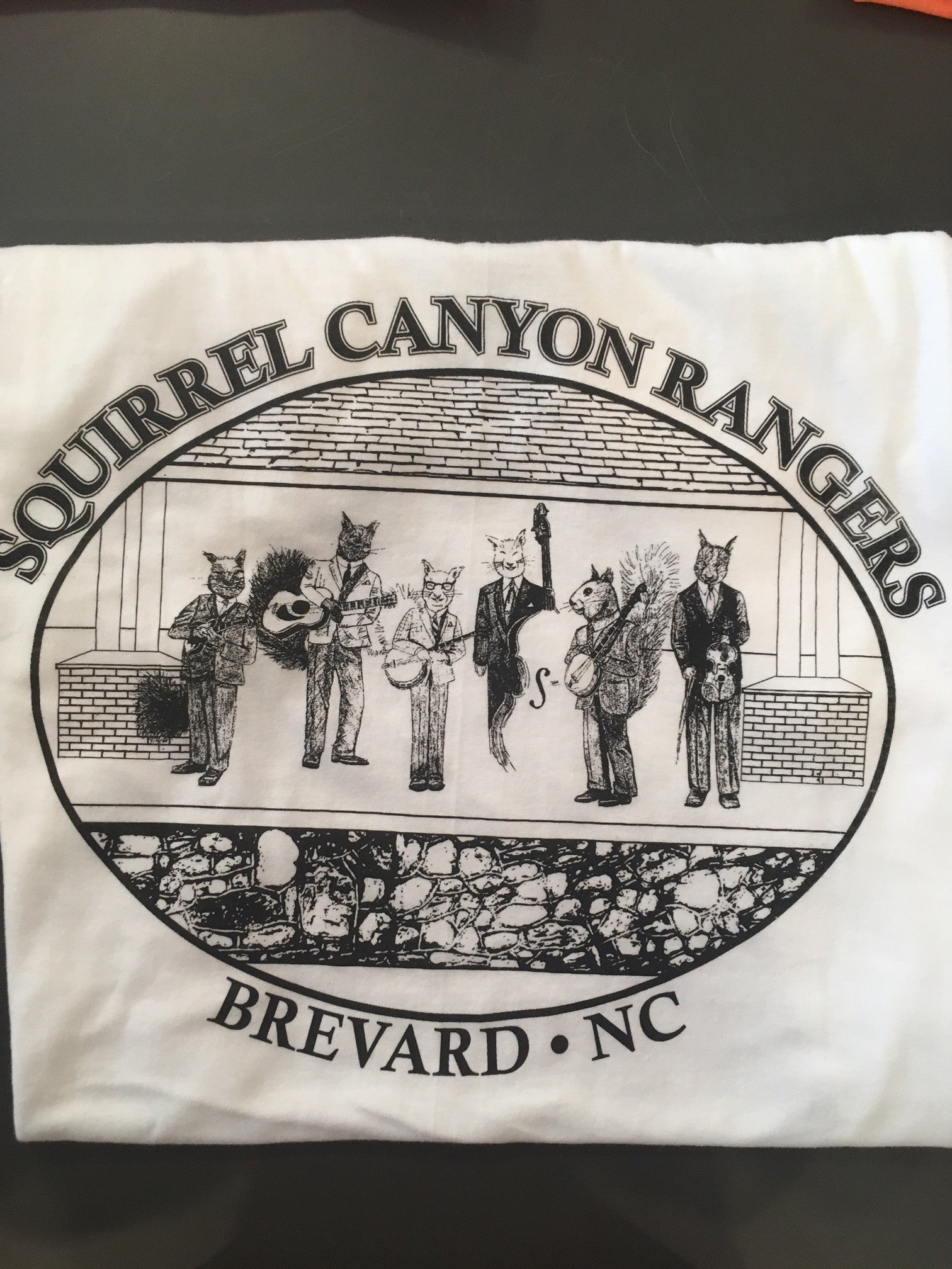 Squirrel Canyon Rangers T Shirt Design on Back