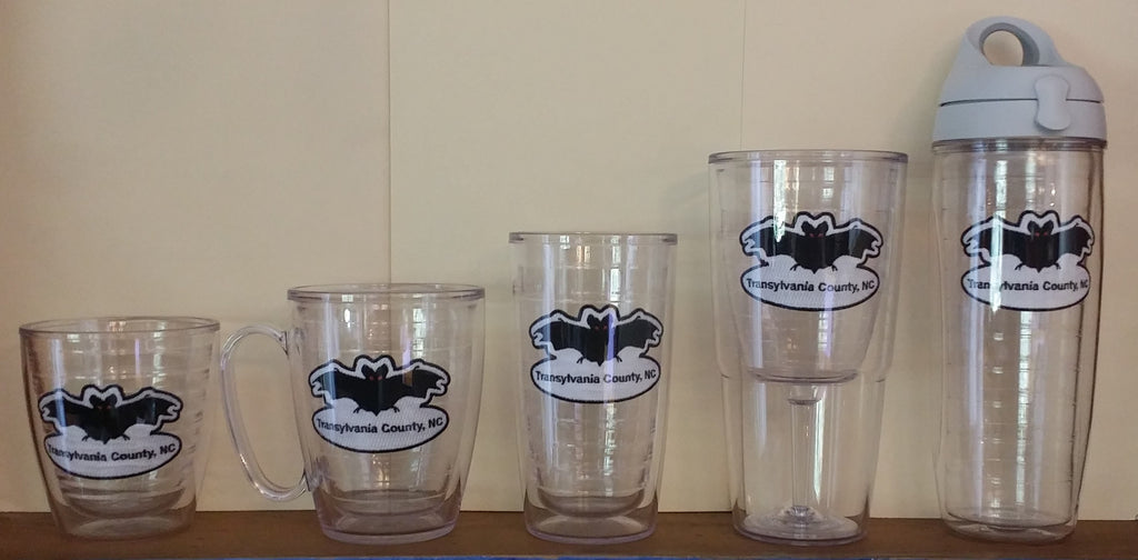 Drinkware - Tervis with Custom Transylvania County Bat Patch