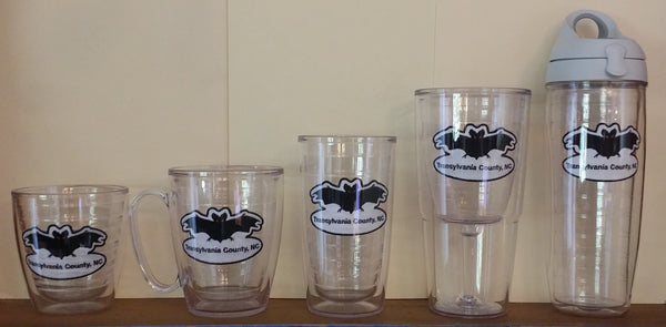Drinkware - Tervis with Custom Transylvania County Bat Patch