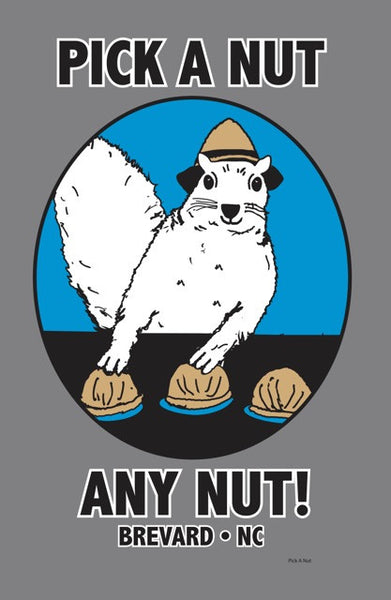 T-Shirt - Adult - Pick a Nut, Any Nut - Short Sleeve Crew Neck